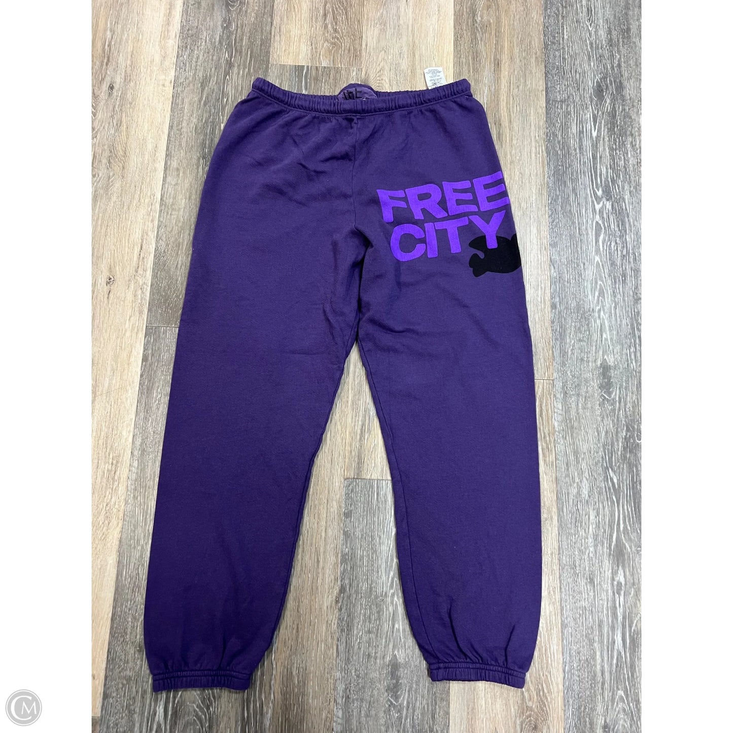 Pants Joggers By Freecity In Purple, Size: L