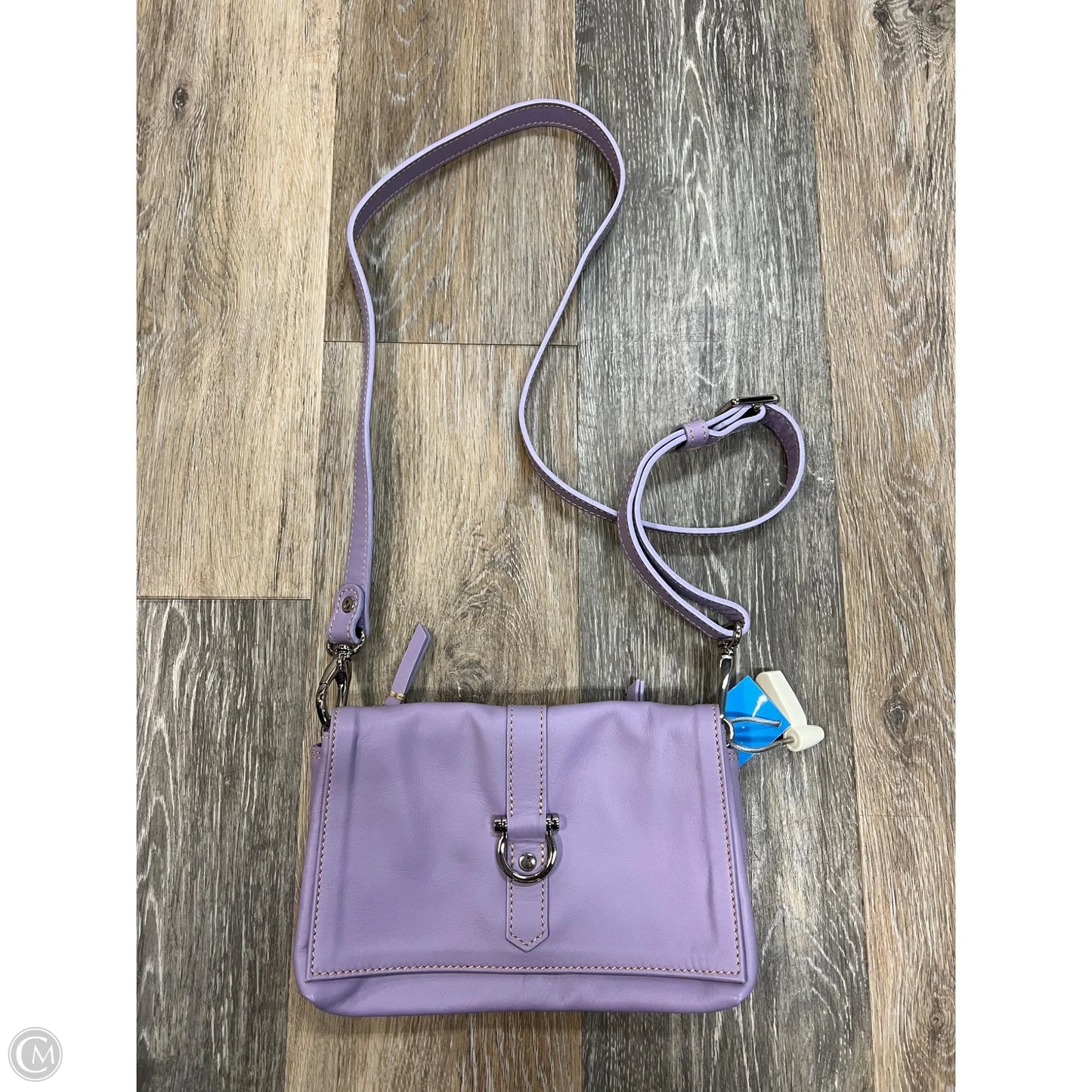 Crossbody Leather By Sapahn, Size: Medium