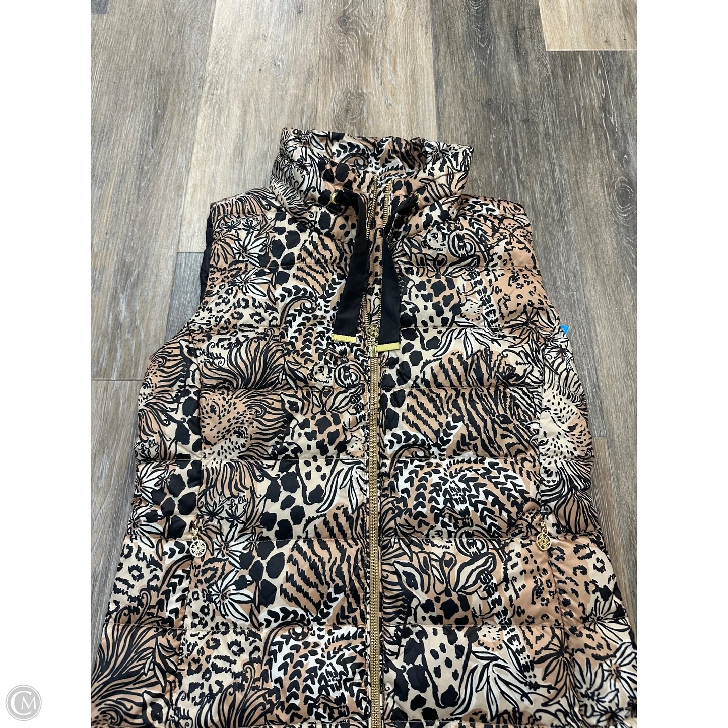 Vest Designer By Lilly Pulitzer In Animal Print, Size: Xs