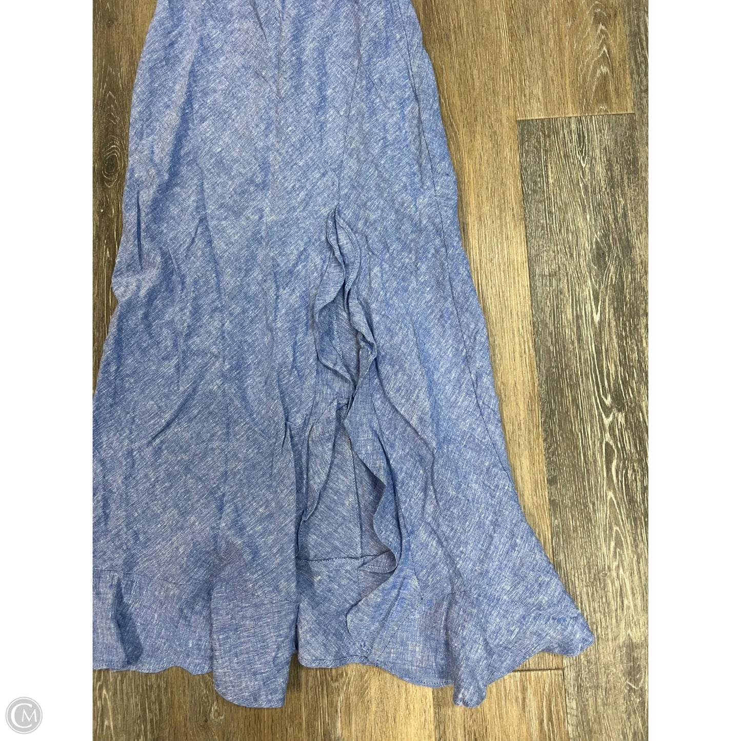 Dress Casual Midi By Zara In Blue, Size: S