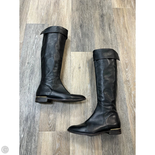 Boots Leather By Jennifer Tattenelli In Black, Size: 6