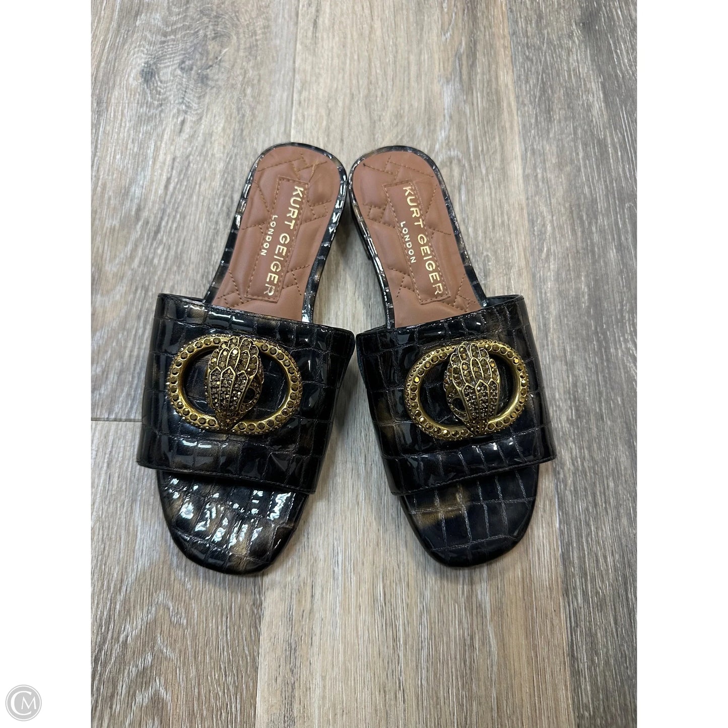 Sandals Designer By Kurt Geiger In Black, Size: 6