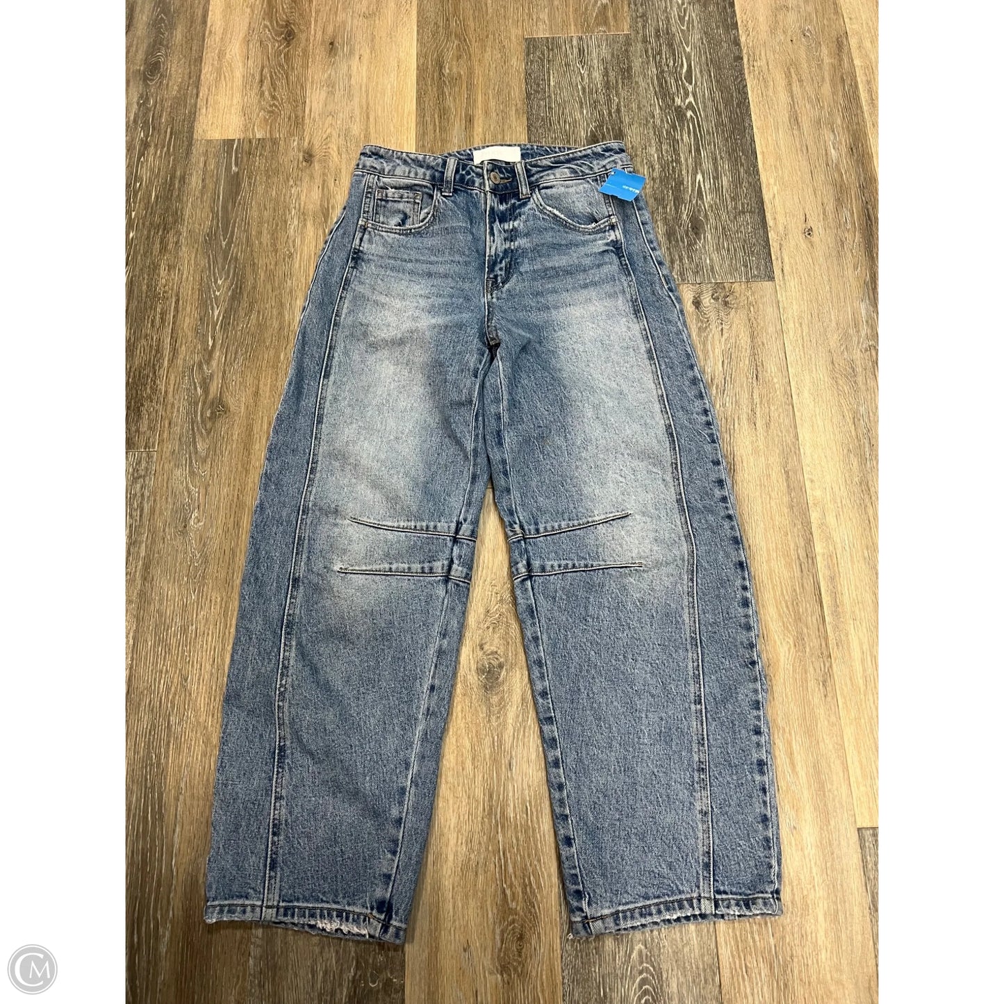 Jeans Wide Leg By Vervet In Blue Denim, Size: 2/26