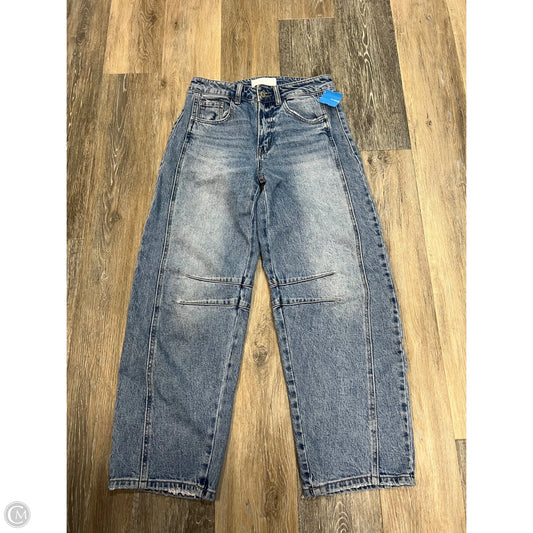 Jeans Wide Leg By Vervet In Blue Denim, Size: 2/26