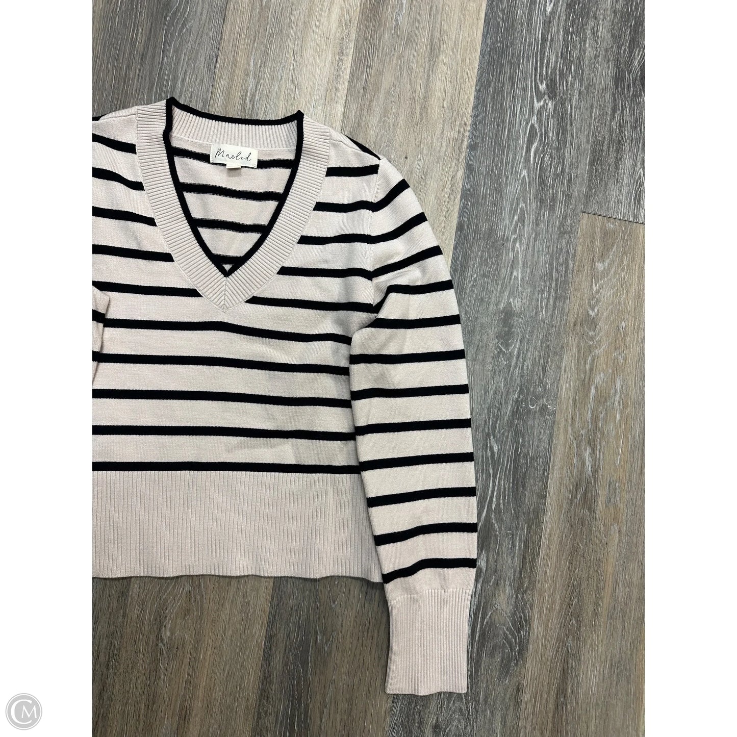 Sweater By Marled In Striped Pattern, Size: Xs