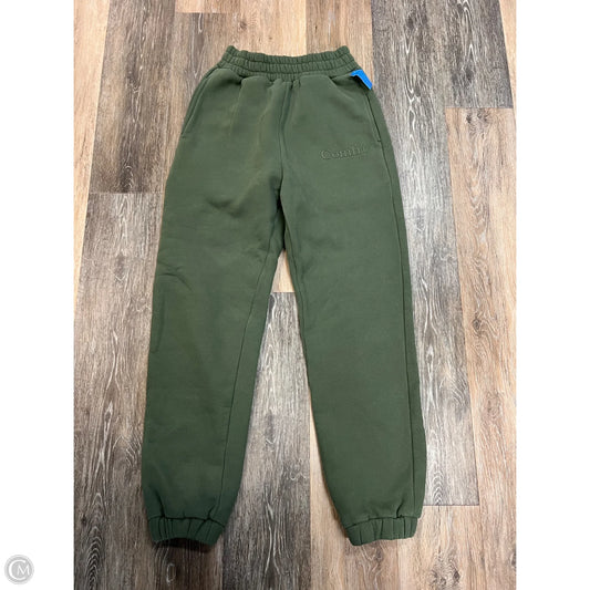 Athletic Pants By Comfrt In Green, Size: Xs