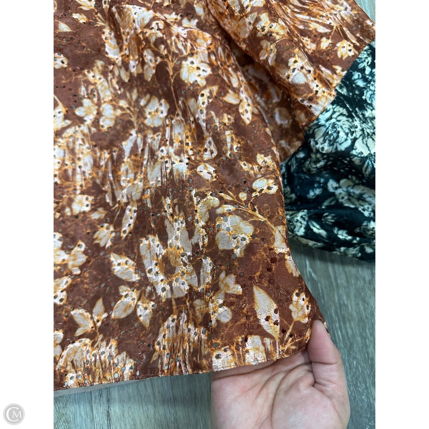 Blouse Long Sleeve By Sachin & Babi In Multi-colored, Size: M