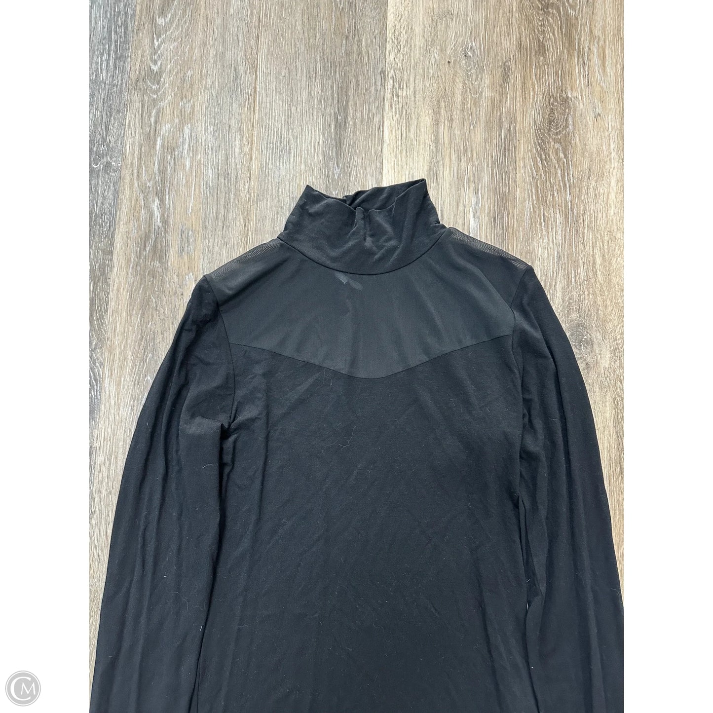 Top Long Sleeve By Anthropologie In Black, Size: M
