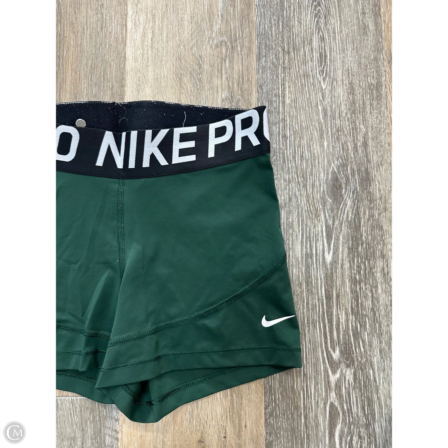 Athletic Shorts By Nike Apparel In Green, Size: M