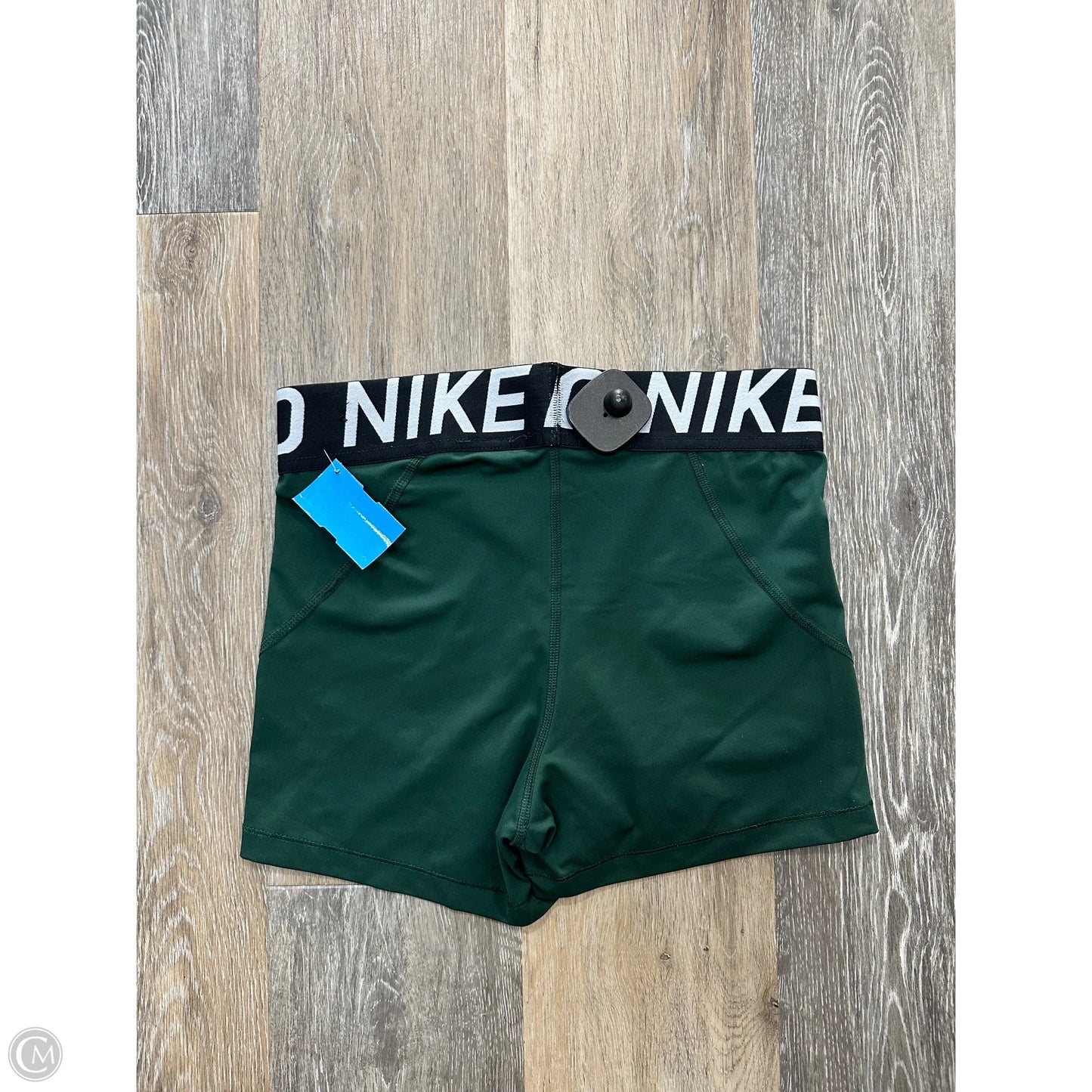 Athletic Shorts By Nike Apparel In Green, Size: M