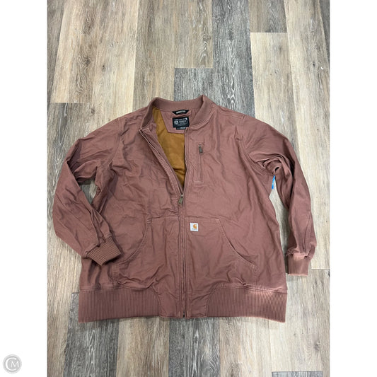 Jacket Utility By Carhartt In Pink, Size: 2x