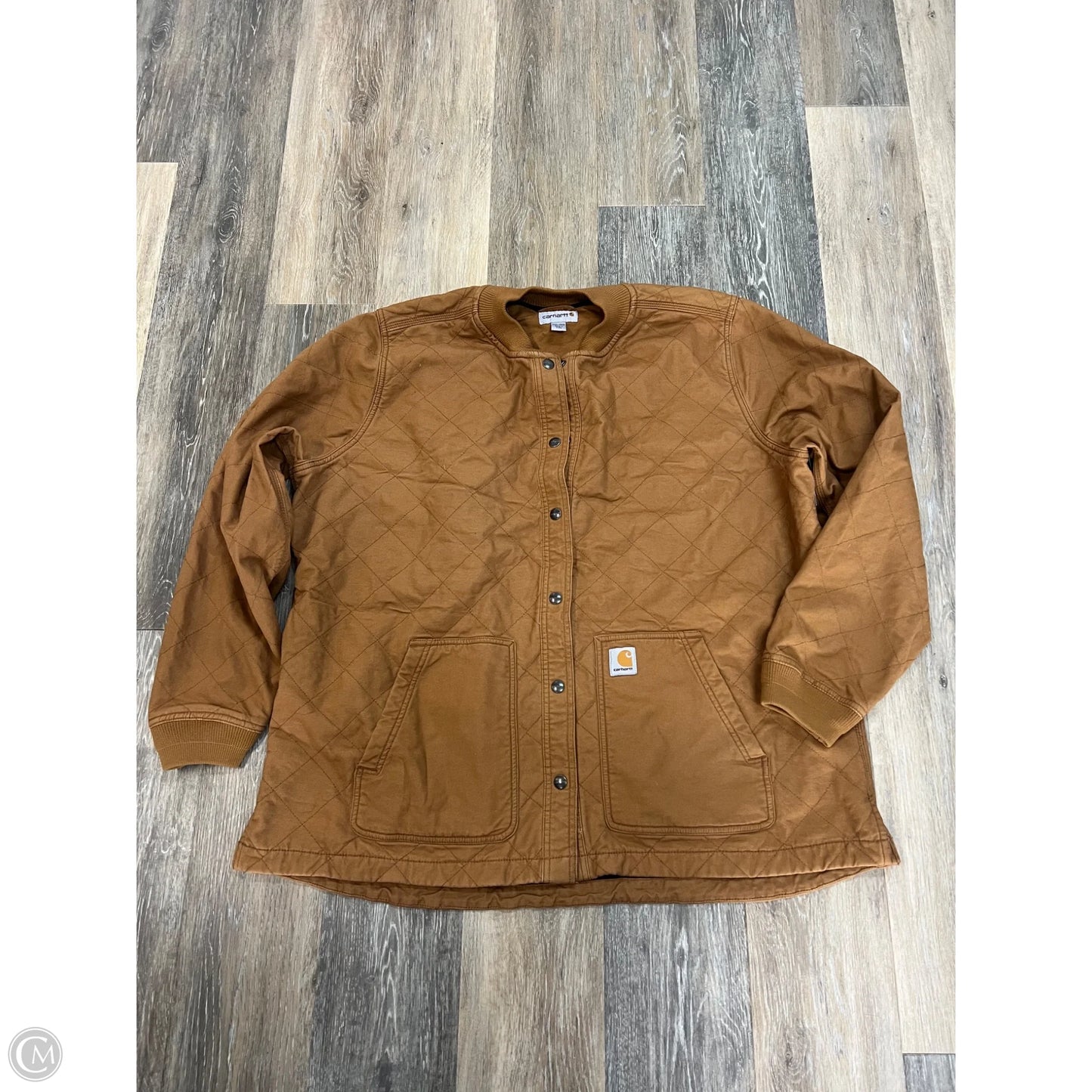 Jacket Utility By Carhartt In Tan, Size: Xxl