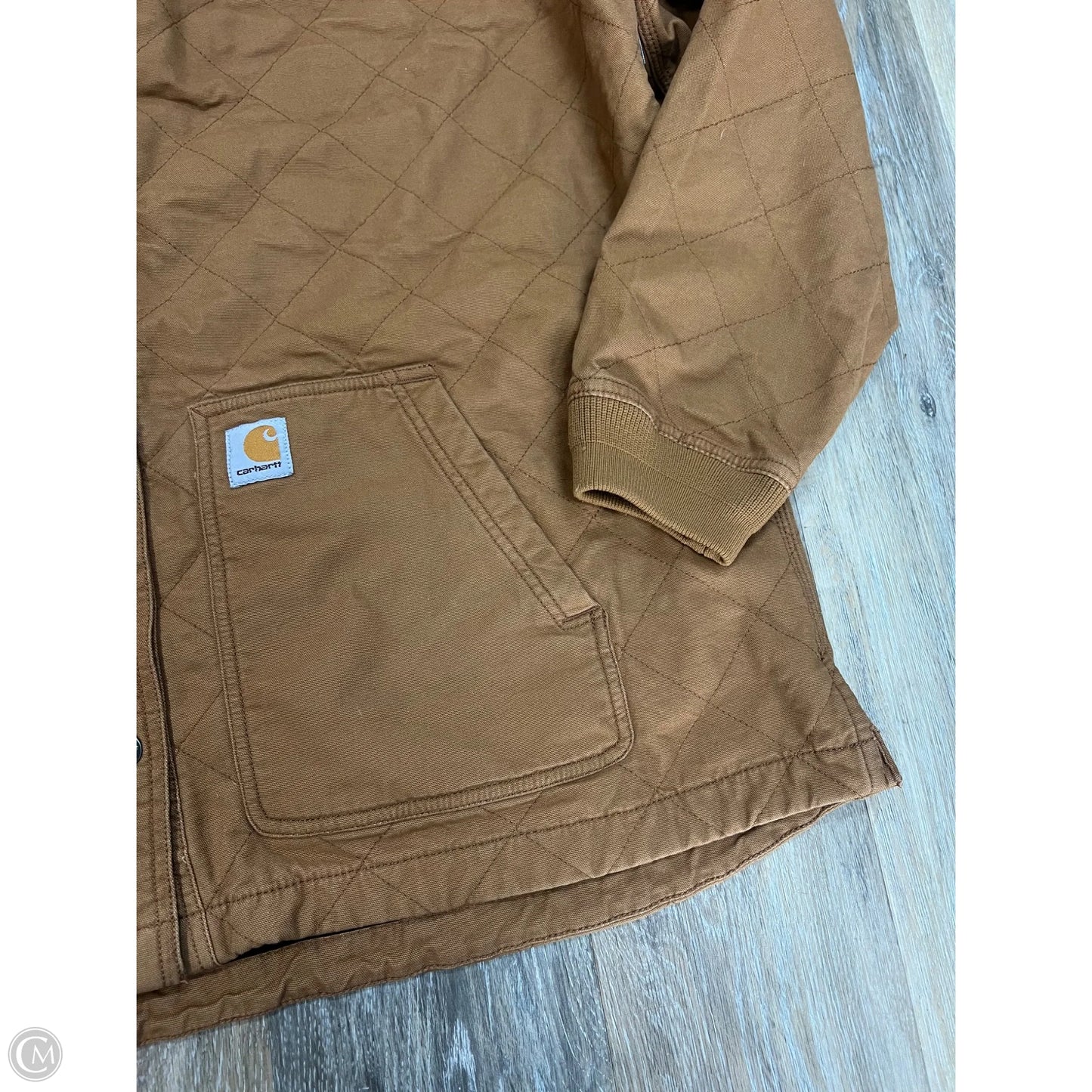 Jacket Utility By Carhartt In Tan, Size: Xxl