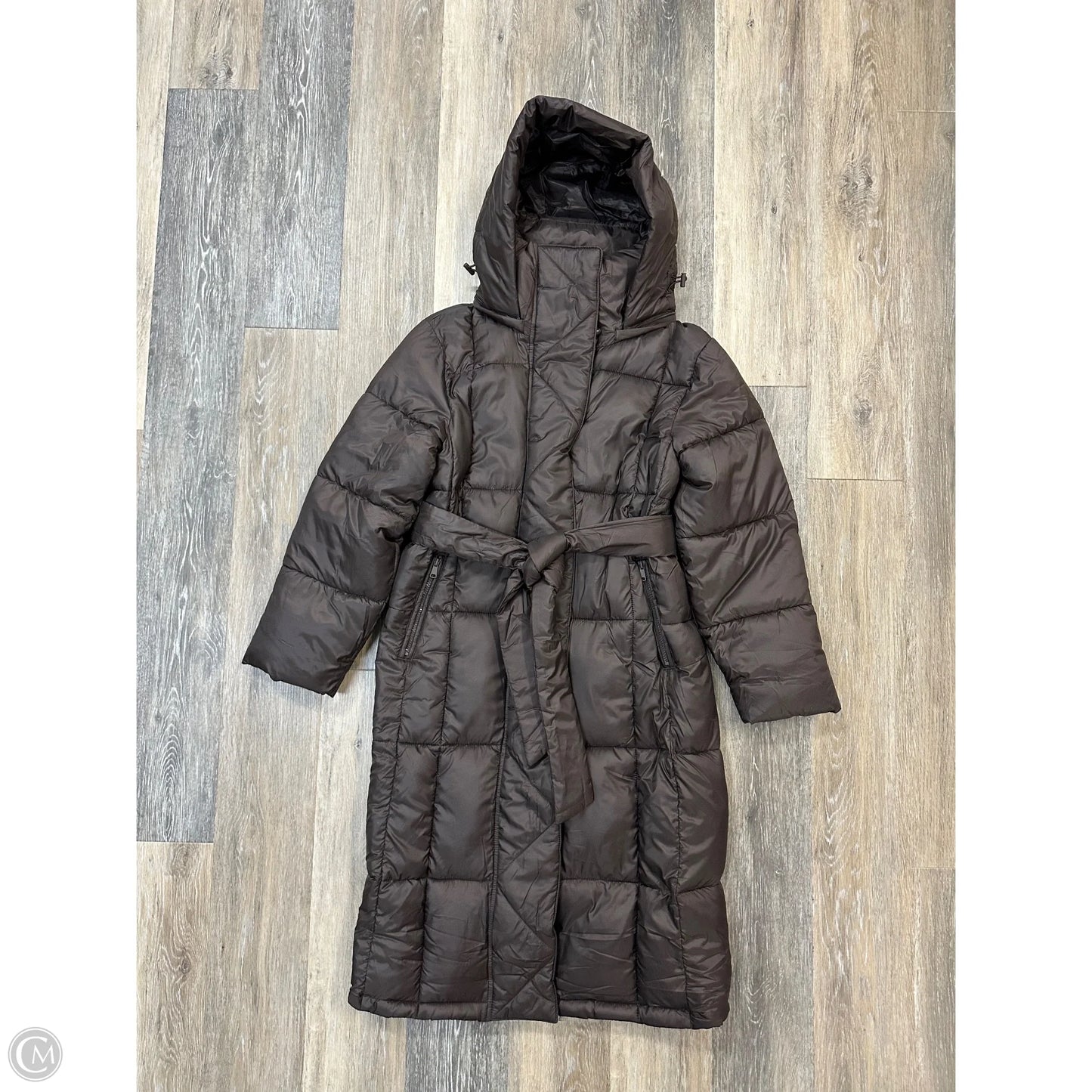 Coat Puffer & Quilted By Gap In Brown, Size: S