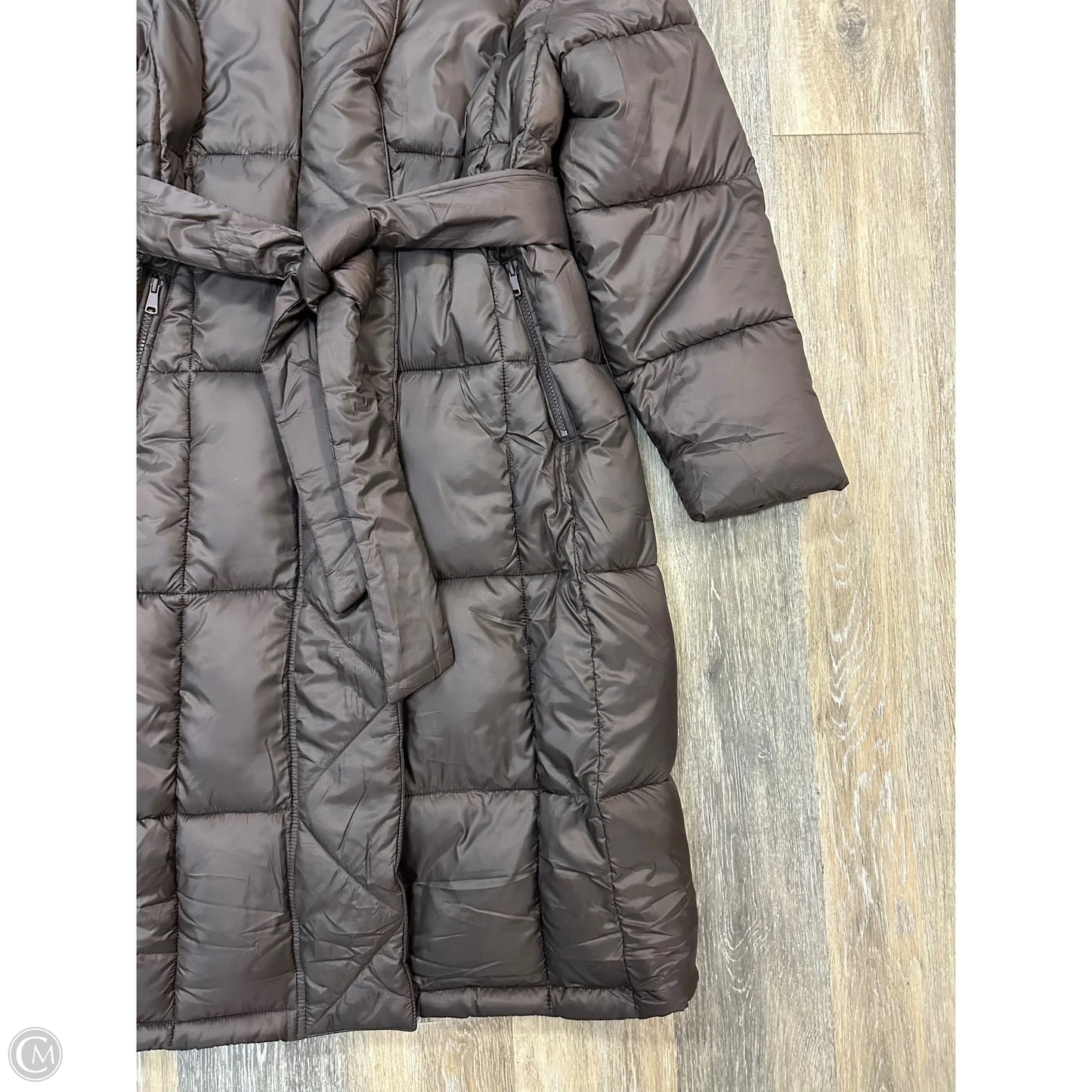 Coat Puffer & Quilted By Gap In Brown, Size: S