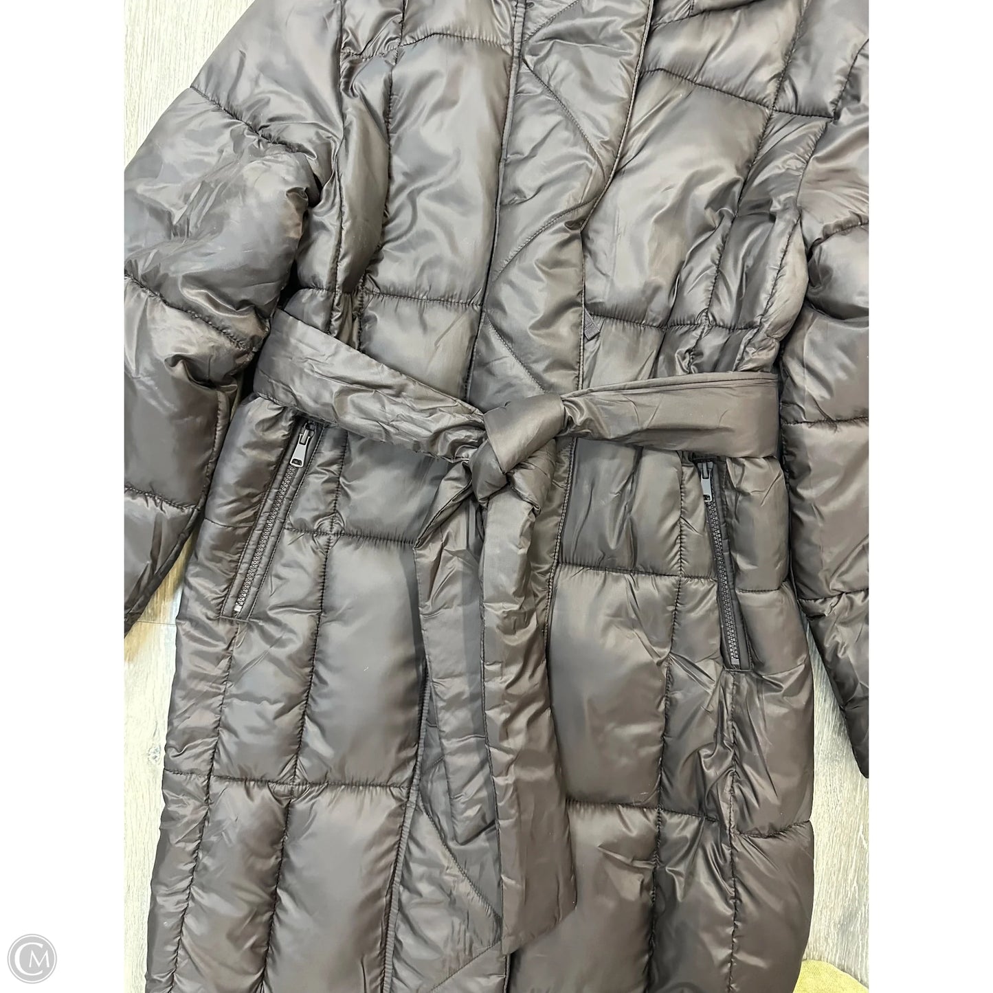 Coat Puffer & Quilted By Gap In Brown, Size: S