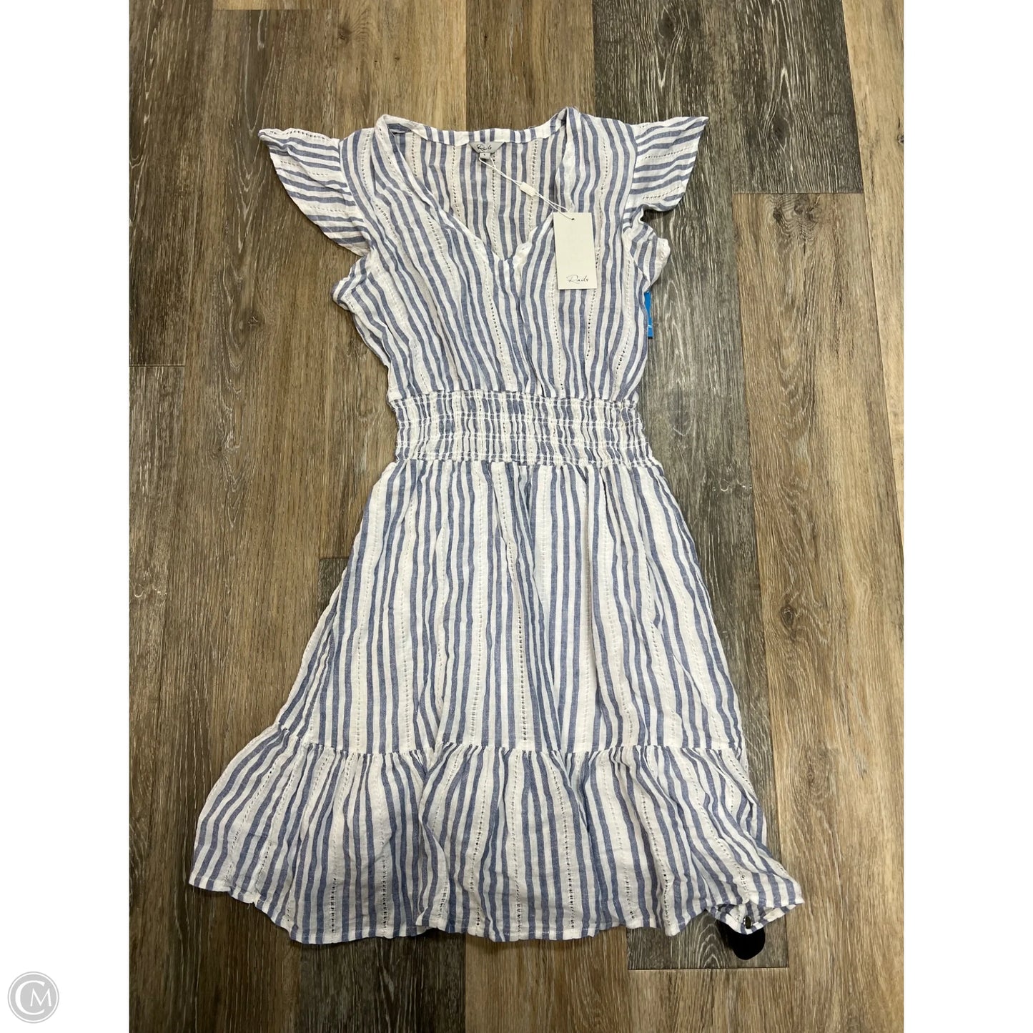 Dress Casual Short By Rails In Blue & White, Size: S