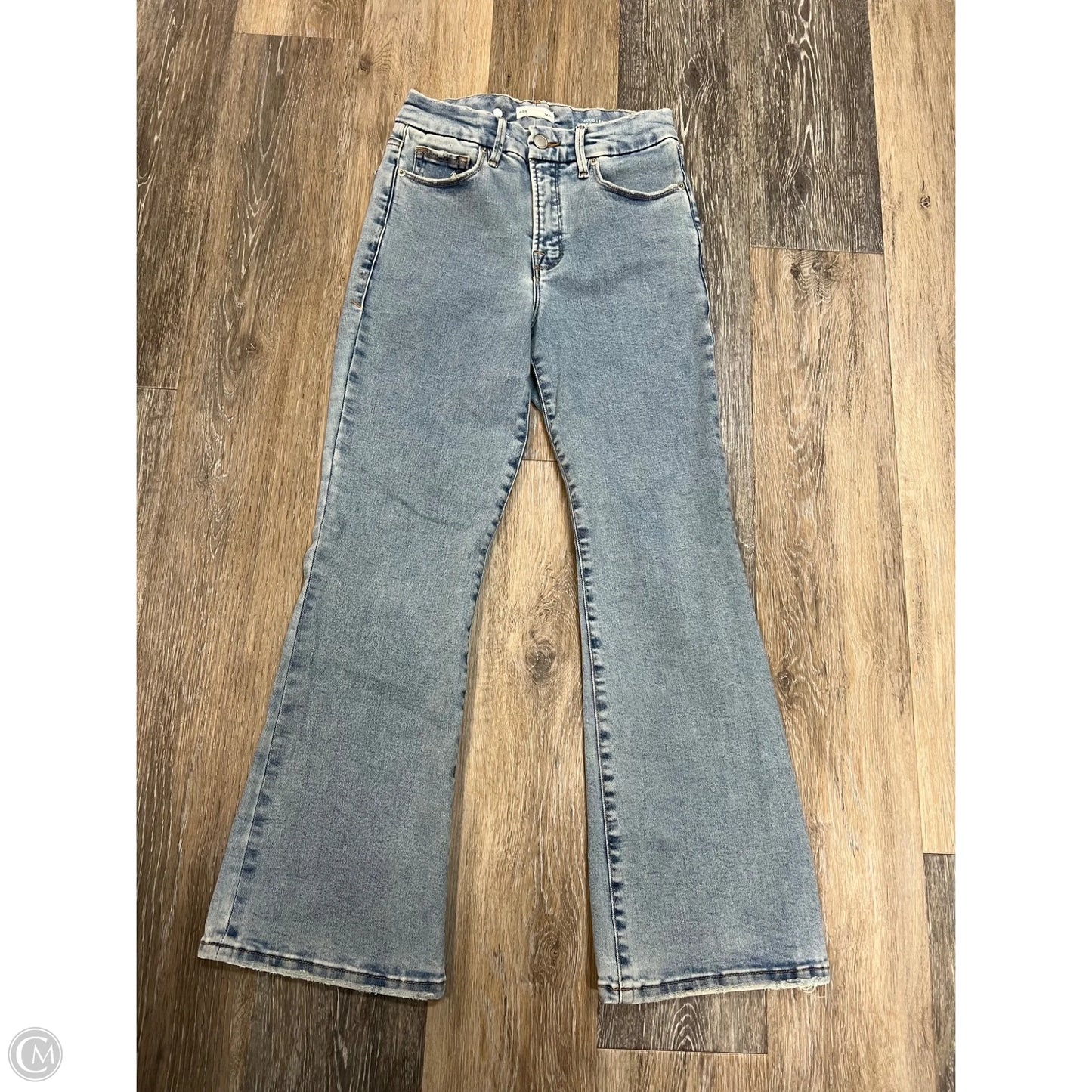 -Jeans Boot Cut By Good American In Blue Denim, Size: 2/26