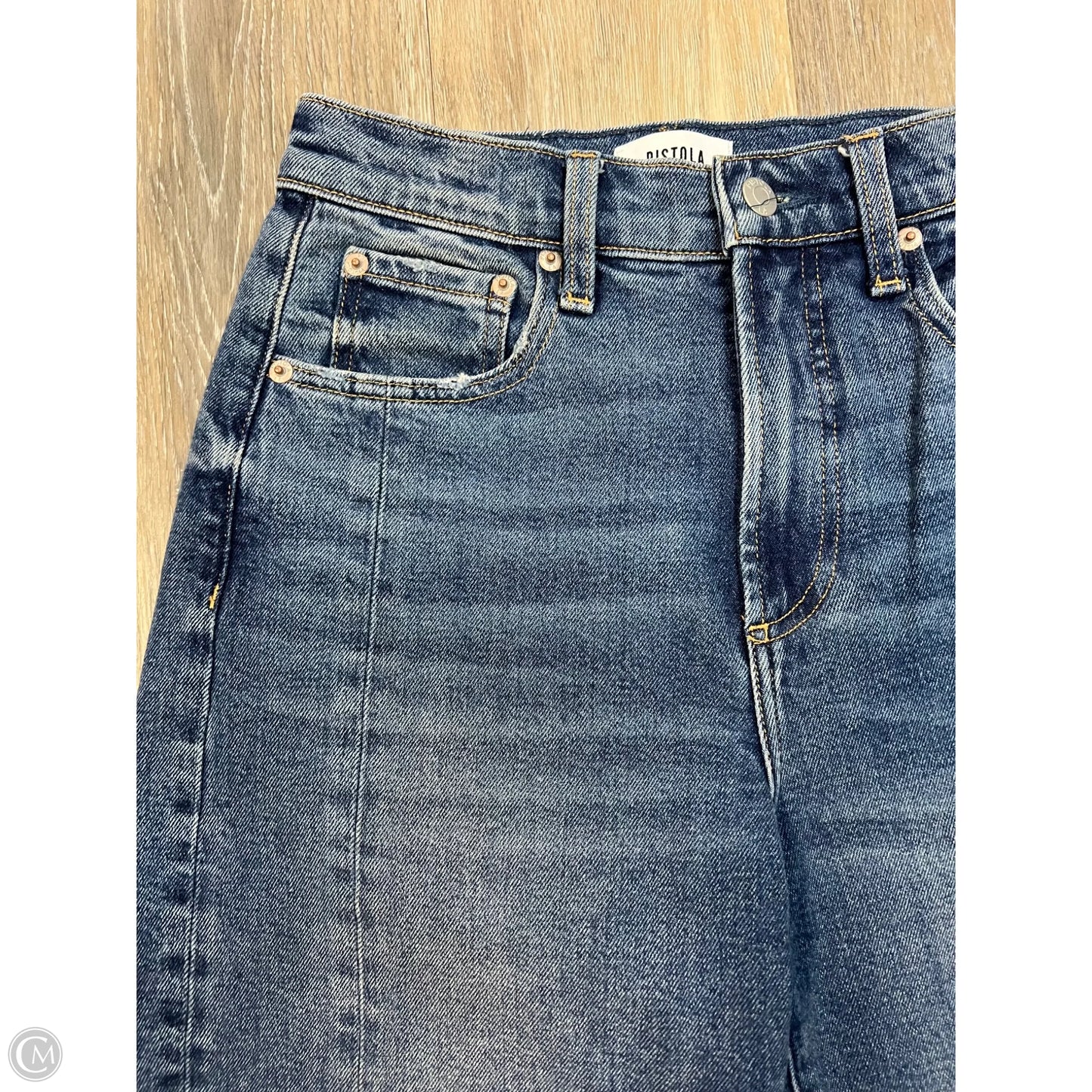 Jeans Wide Leg By Pistola In Blue Denim, Size: 0/24