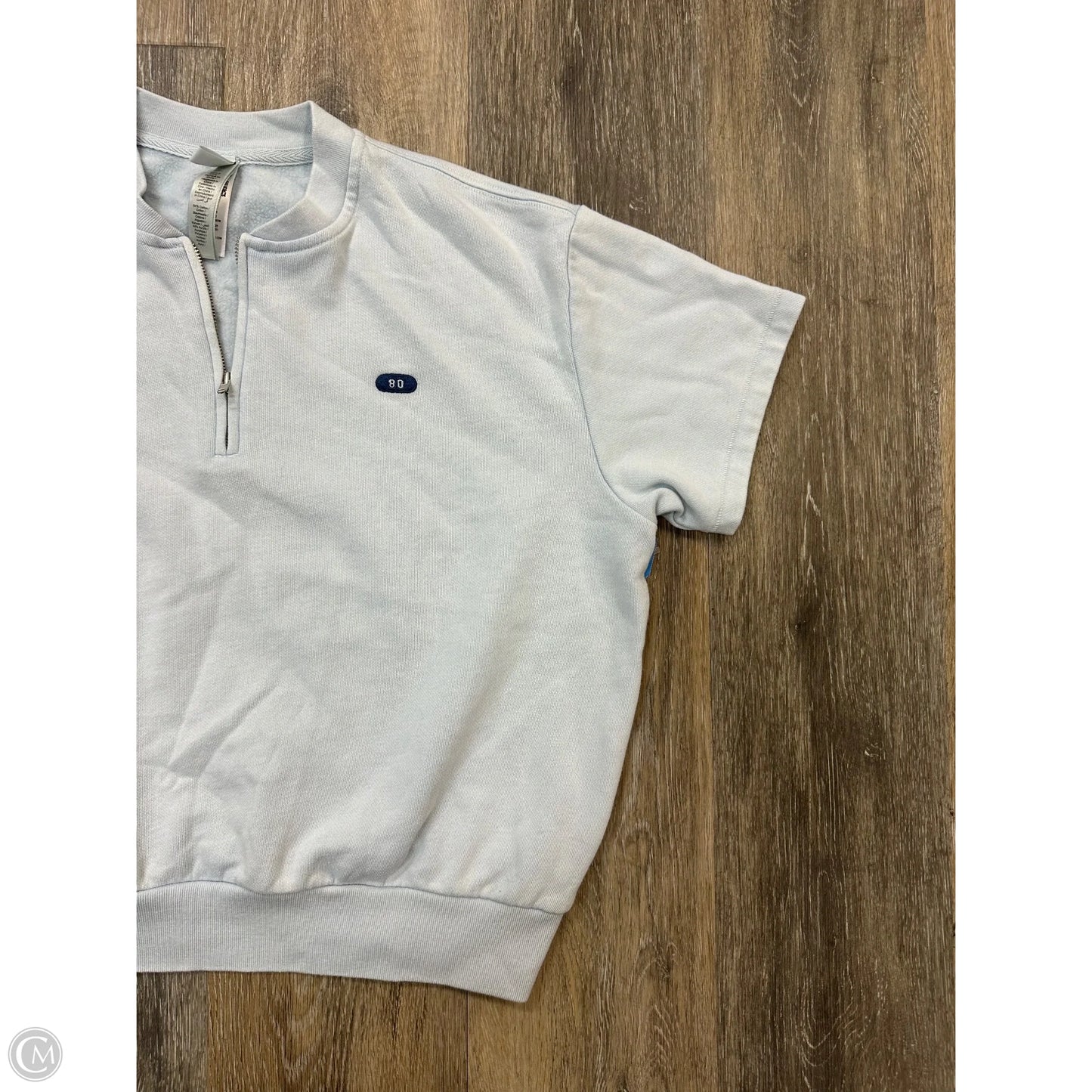 Top Short Sleeve By Skims In Blue, Size: S