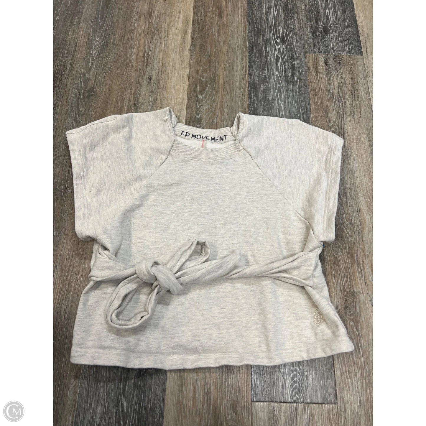 Top Short Sleeve By Free People In Cream, Size: M