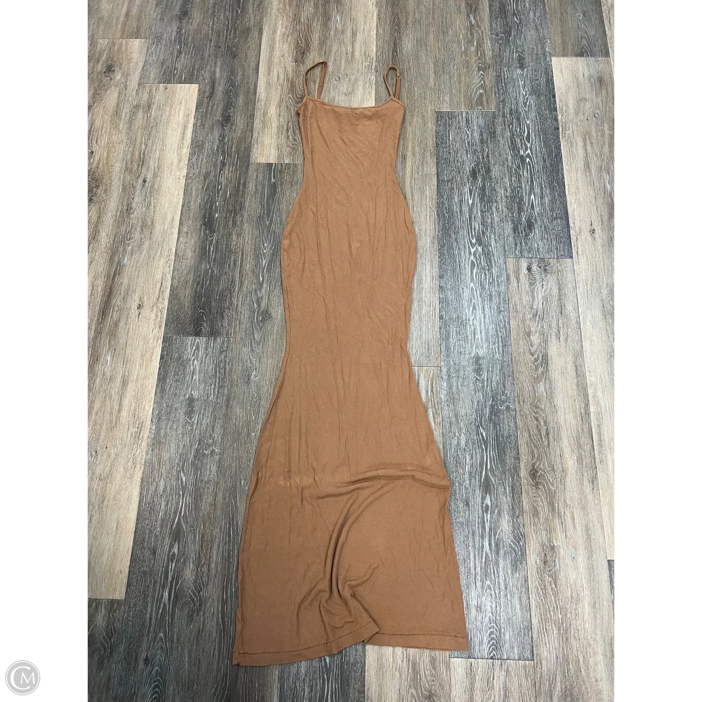 Dress Casual Maxi By Skims In Tan, Size: S
