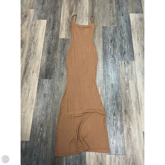 Dress Casual Maxi By Skims In Tan, Size: S