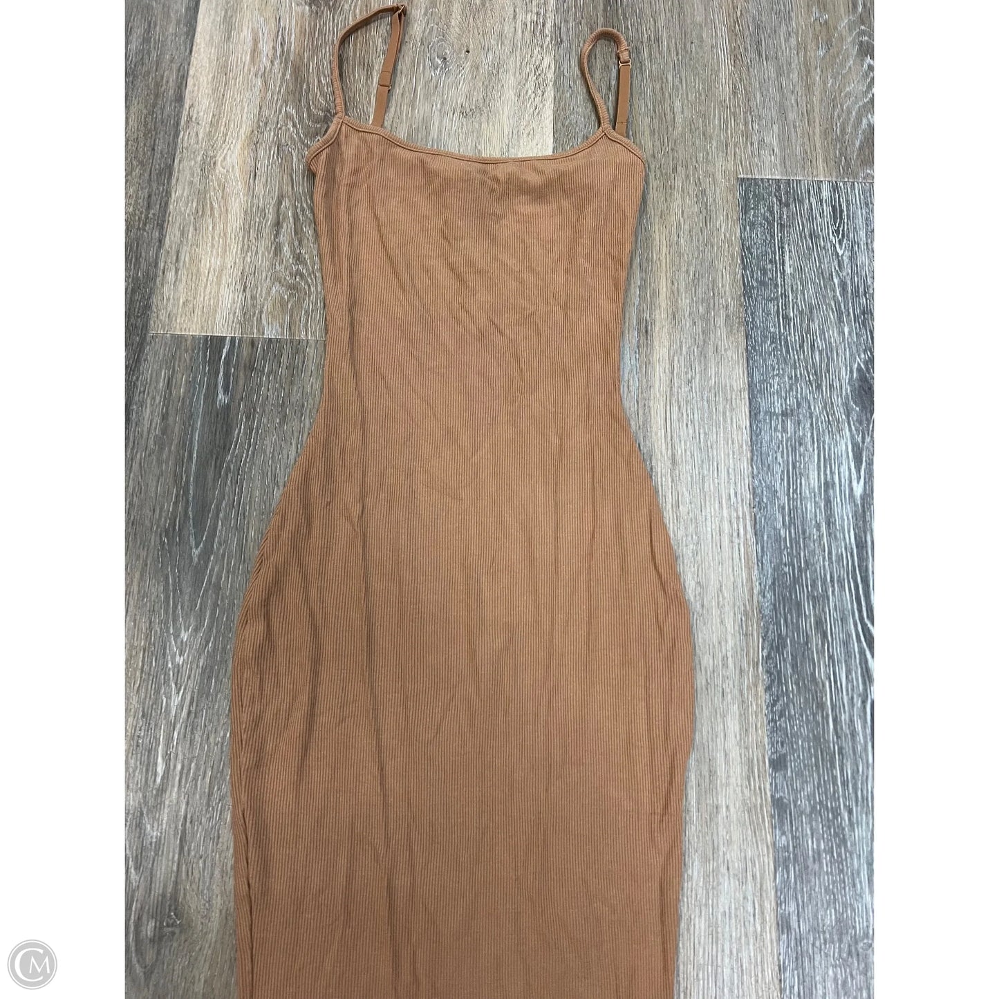 Dress Casual Maxi By Skims In Tan, Size: S