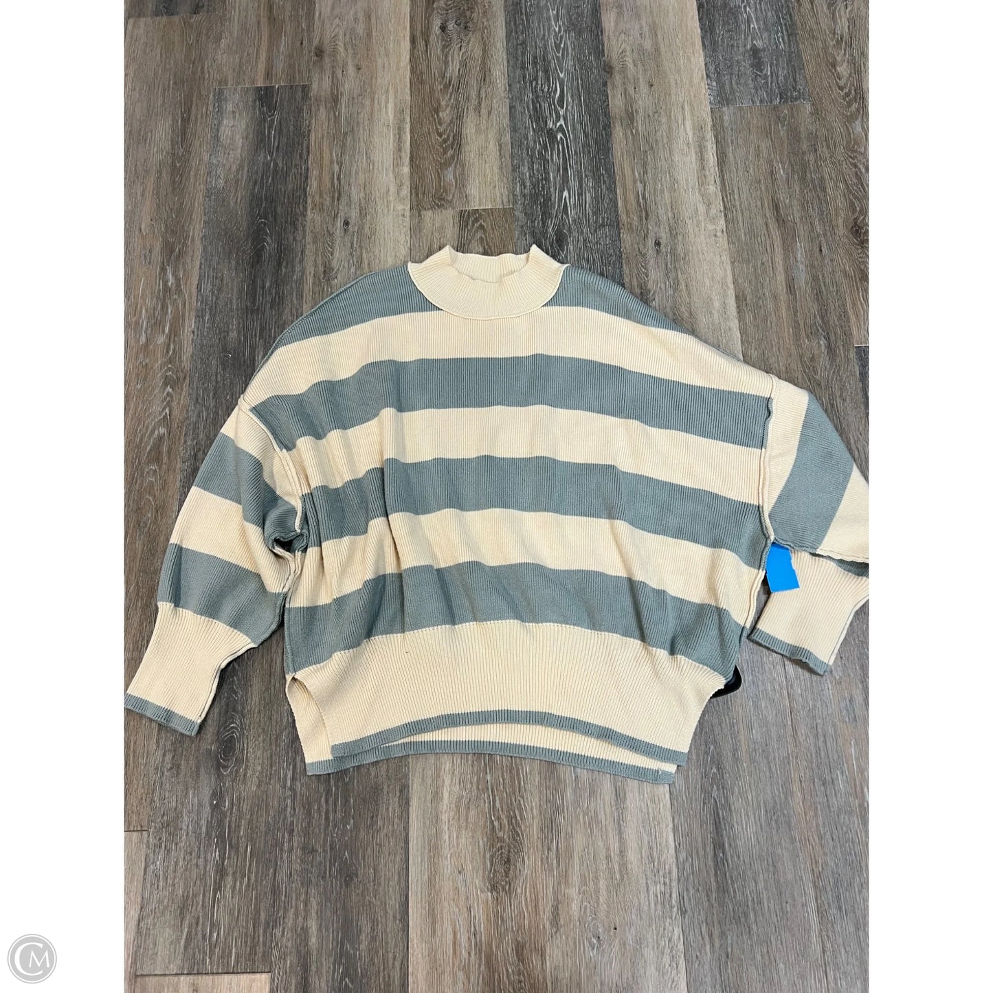 Sweater By Altard State In Striped Pattern, Size: L