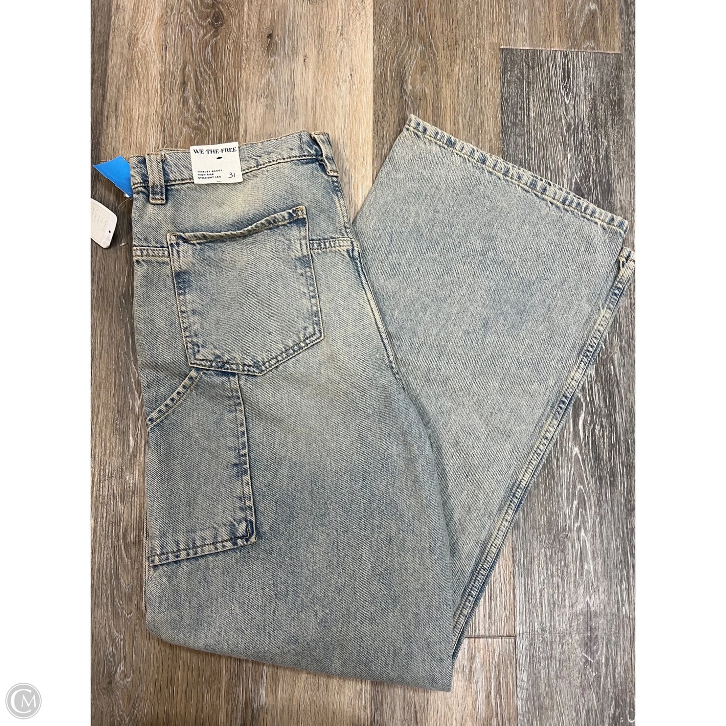 Jeans Straight By We The Free In Blue Denim, Size: 12/31