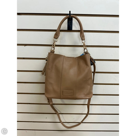 Crossbody Leather By Pom Pom London, Size: Medium