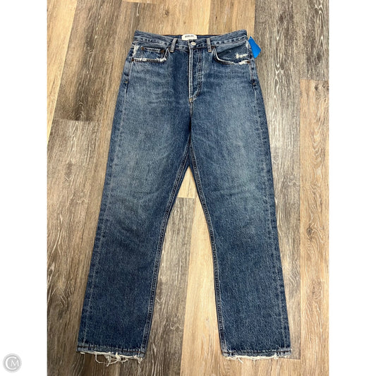 *Jeans Straight By Agolde In Blue Denim, Size: 4/27