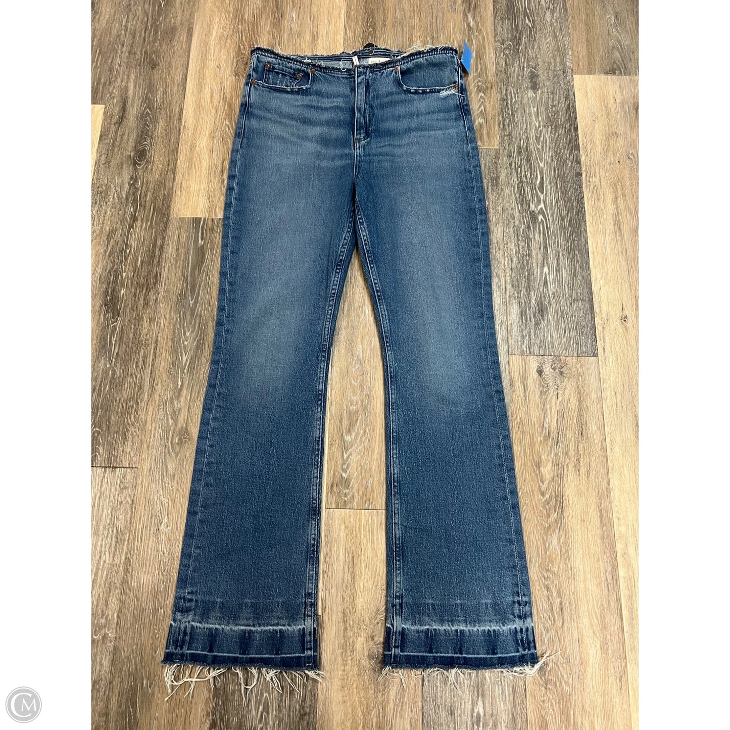Jeans Boot Cut By Rag And Bone In Blue Denim, Size: 6/28