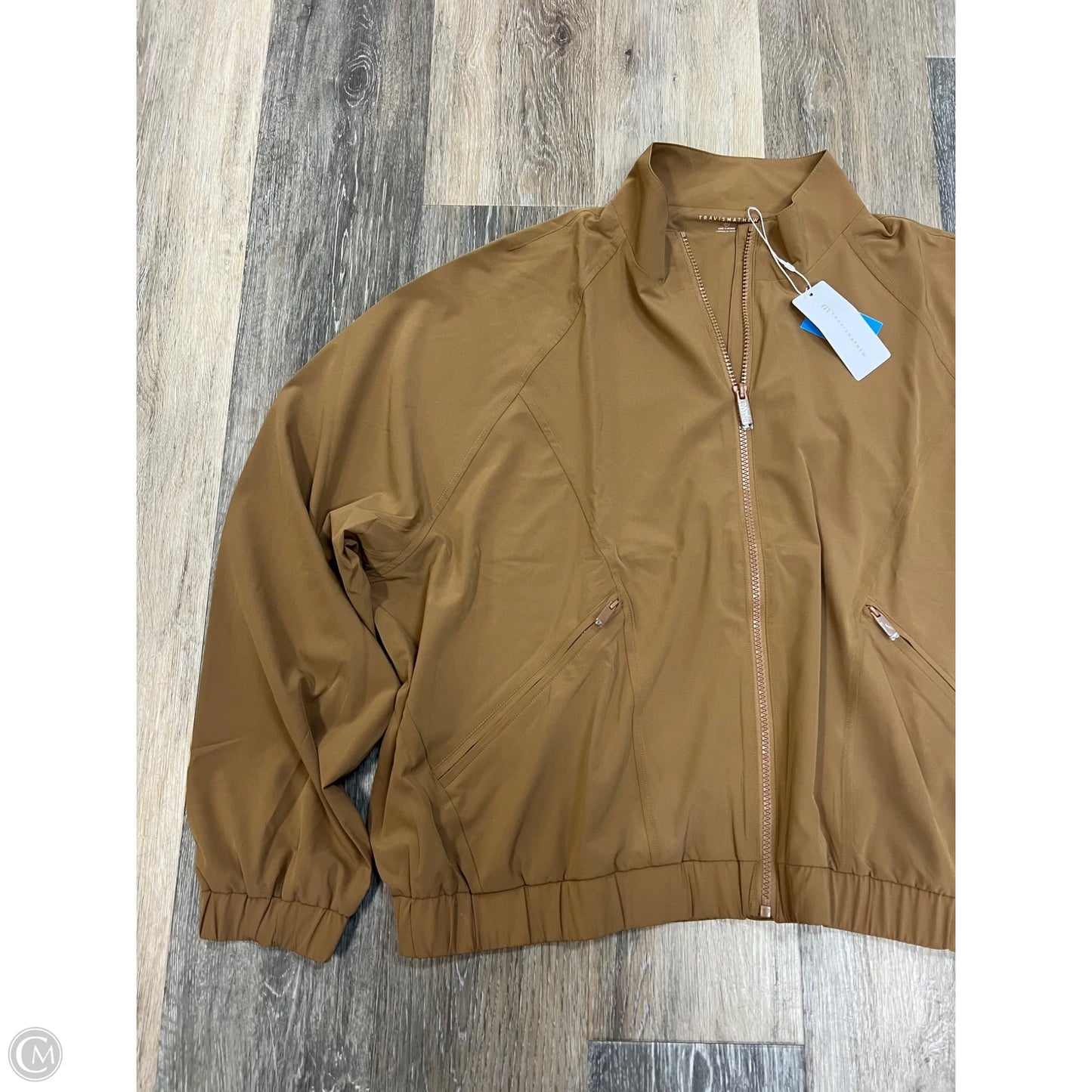 Athletic Jacket By Travis Mathew In Tan, Size: Xxl