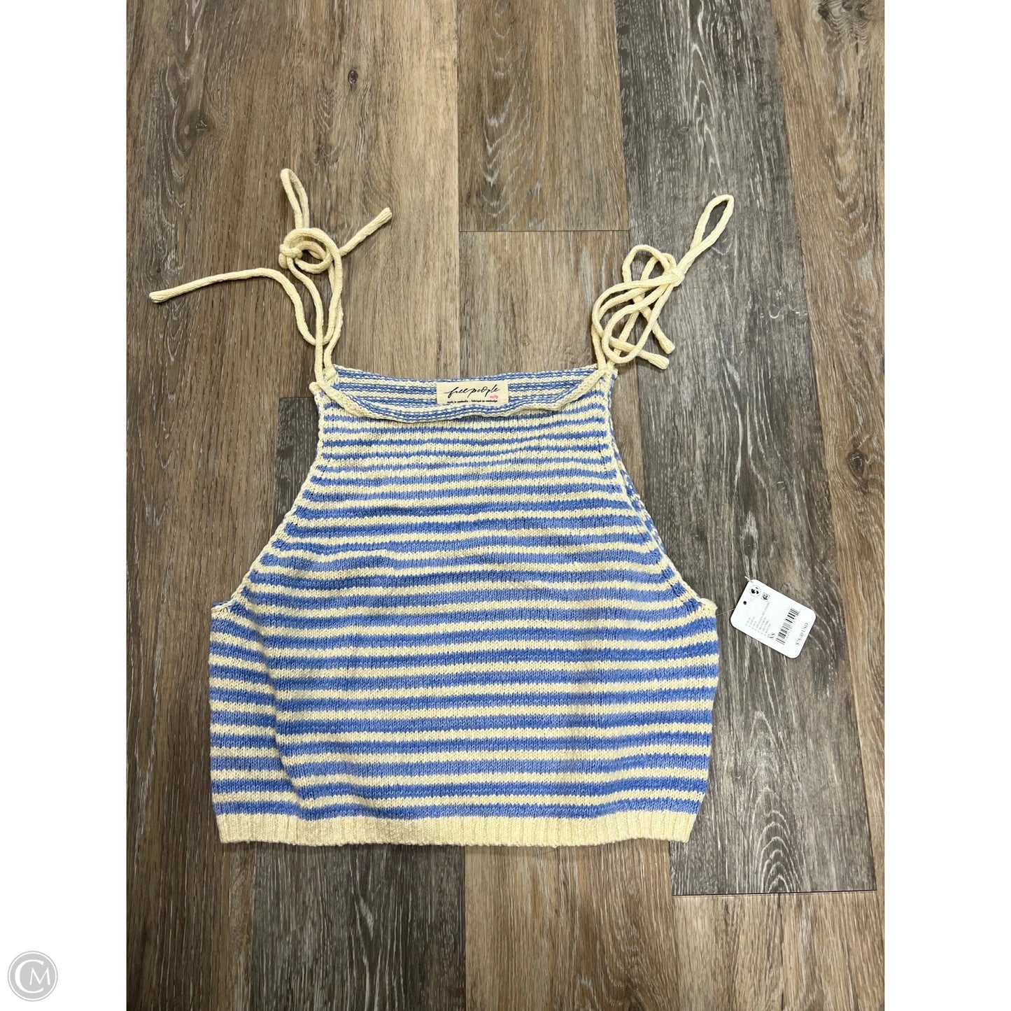 Top Sleeveless By Free People In Striped Pattern, Size: Xs
