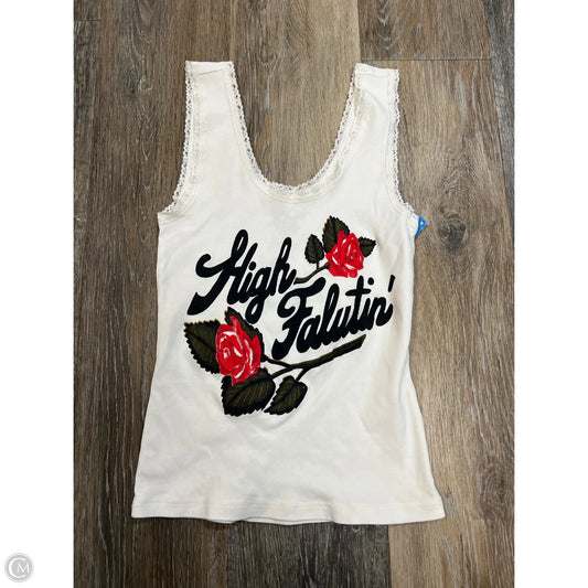 Tank Top By Midnight Rider In White, Size: Xs