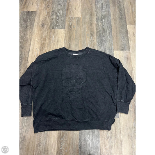 Sweatshirt Crewneck By Maurices In Grey, Size: 2x