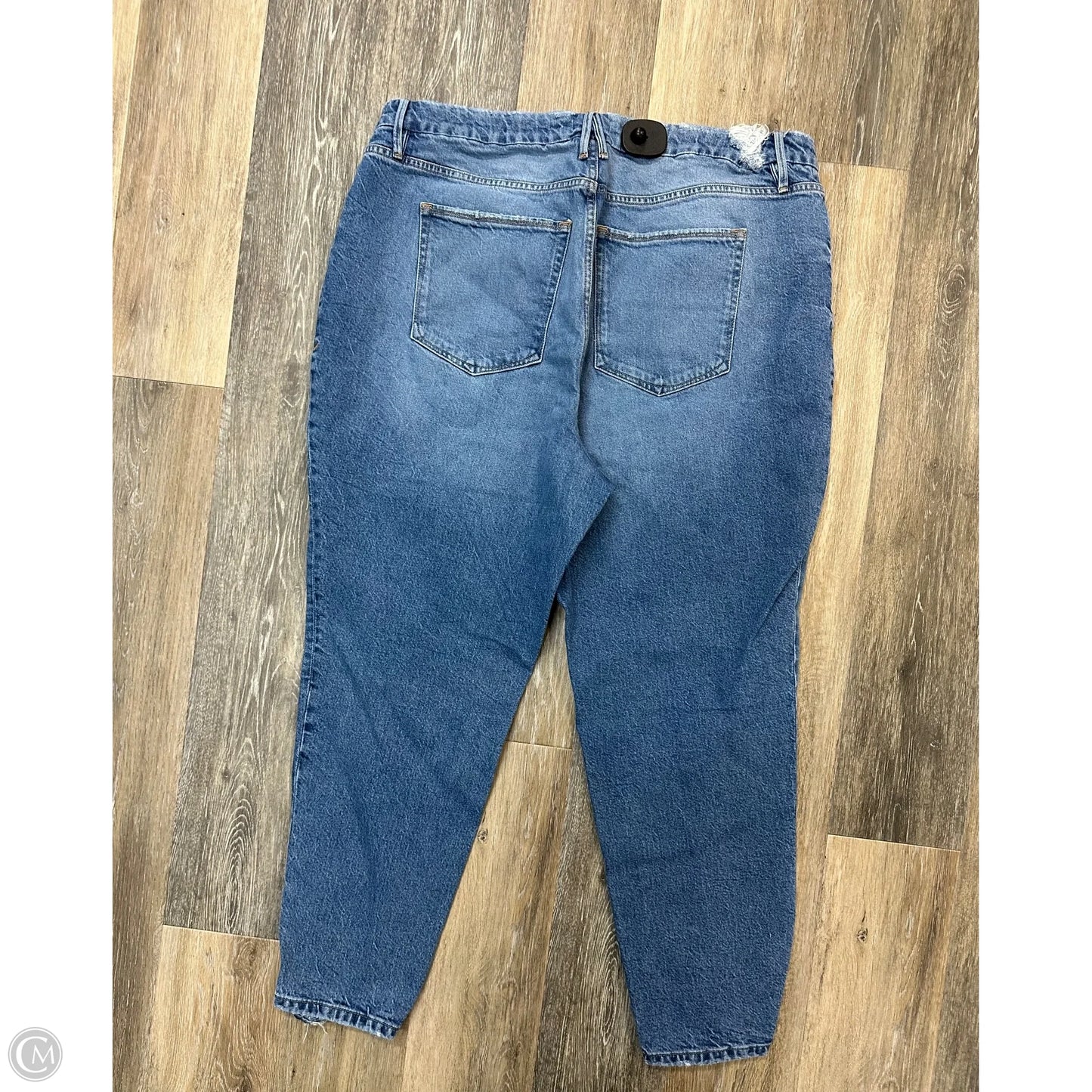 - Jeans Straight By Good American In Blue Denim, Size: 18