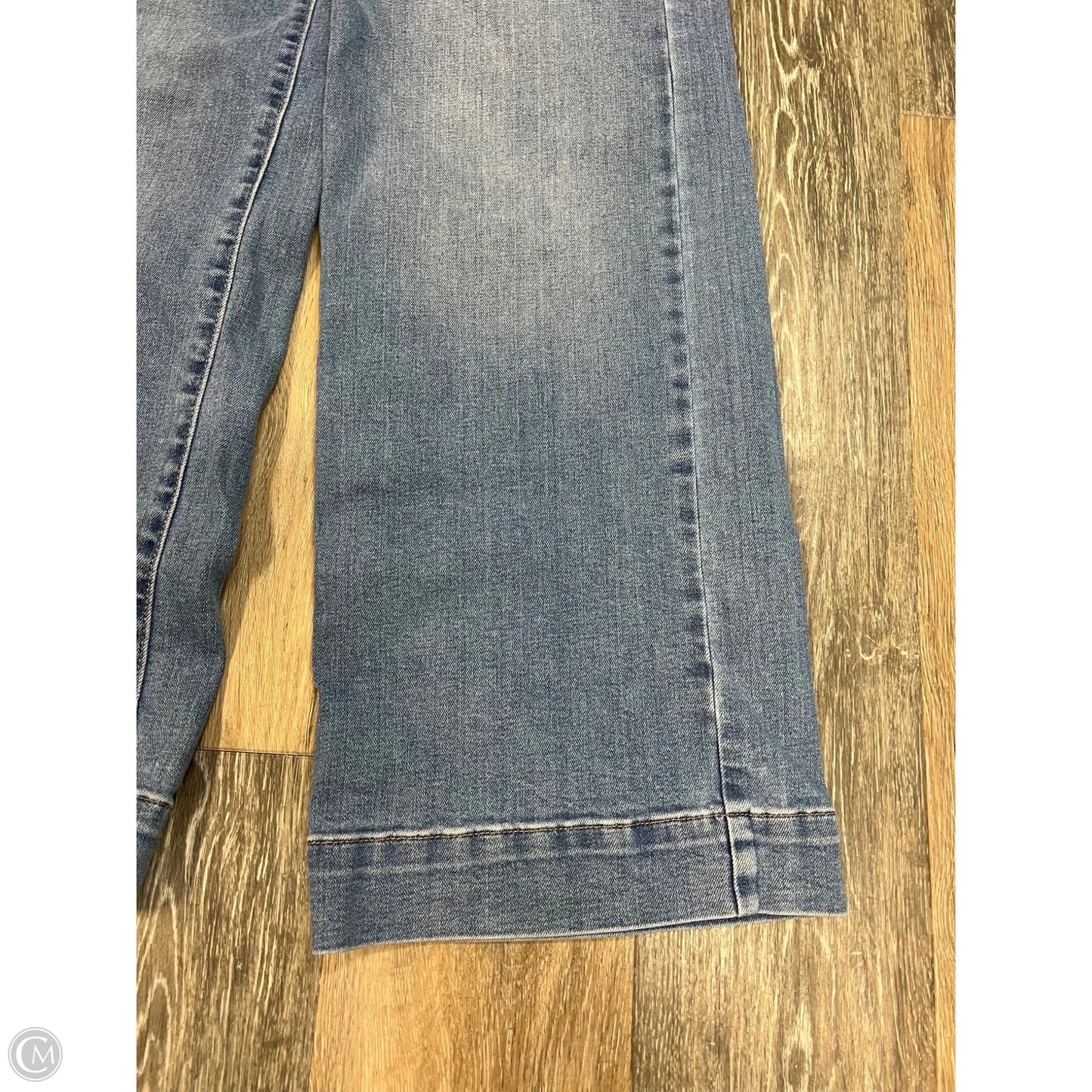 Jeans Wide Leg By Evereve In Blue Denim, Size: 1/25