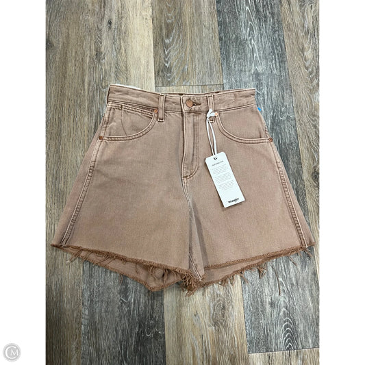 Shorts By Wrangler In Tan Denim, Size: 0/24