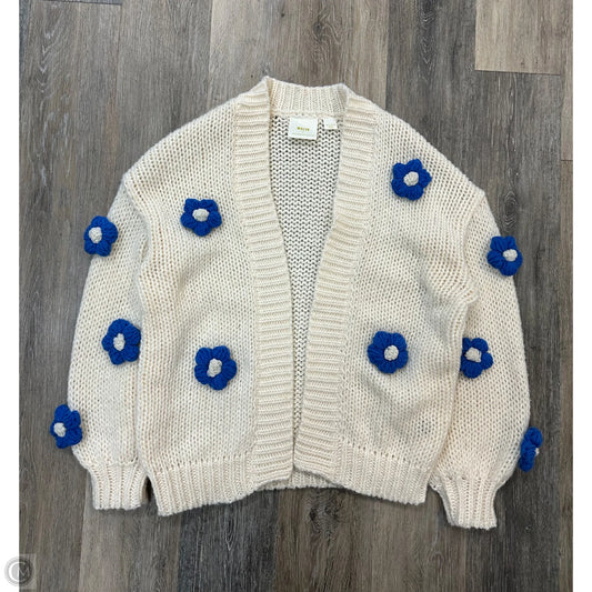 Sweater Cardigan By Maeve In Cream, Size: Osfm