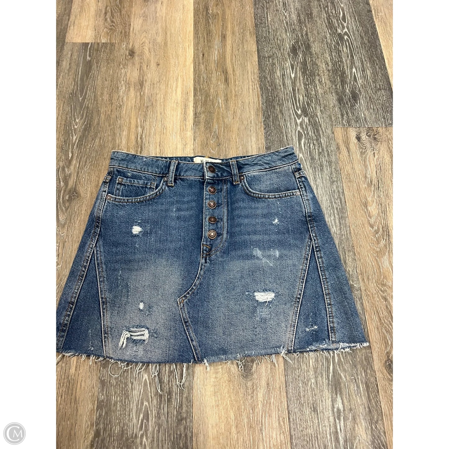 Skirt Mini & Short By We The Free In Blue Denim, Size: 4