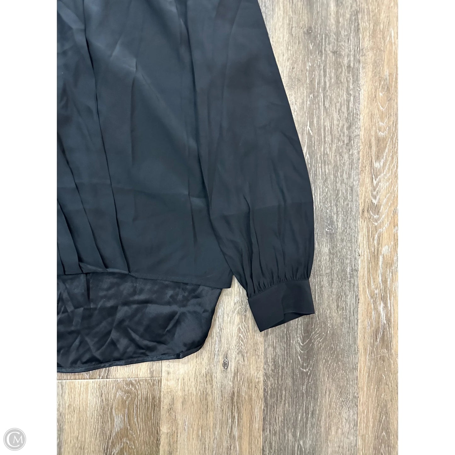 Blouse Long Sleeve By Rag And Bone In Black, Size: M