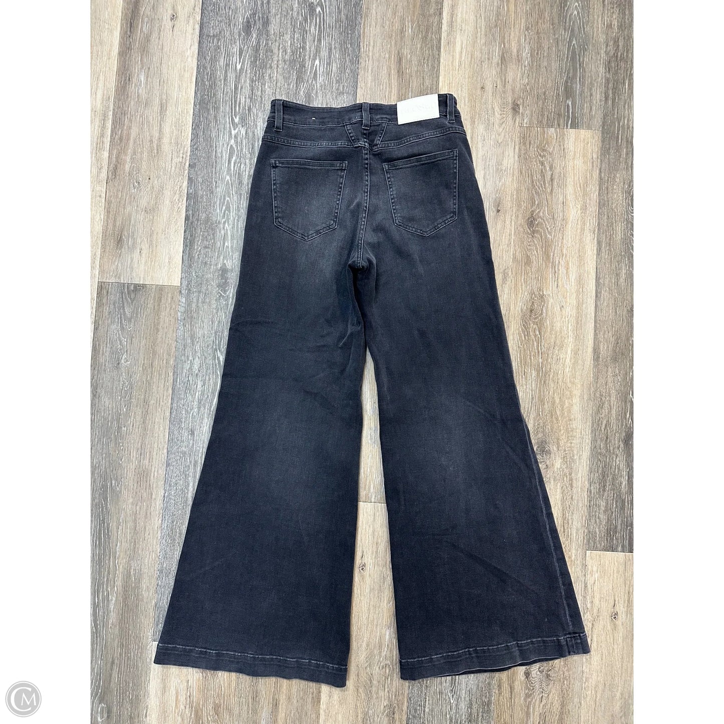 Jeans Wide Leg By Closed In Grey Denim, Size: 4