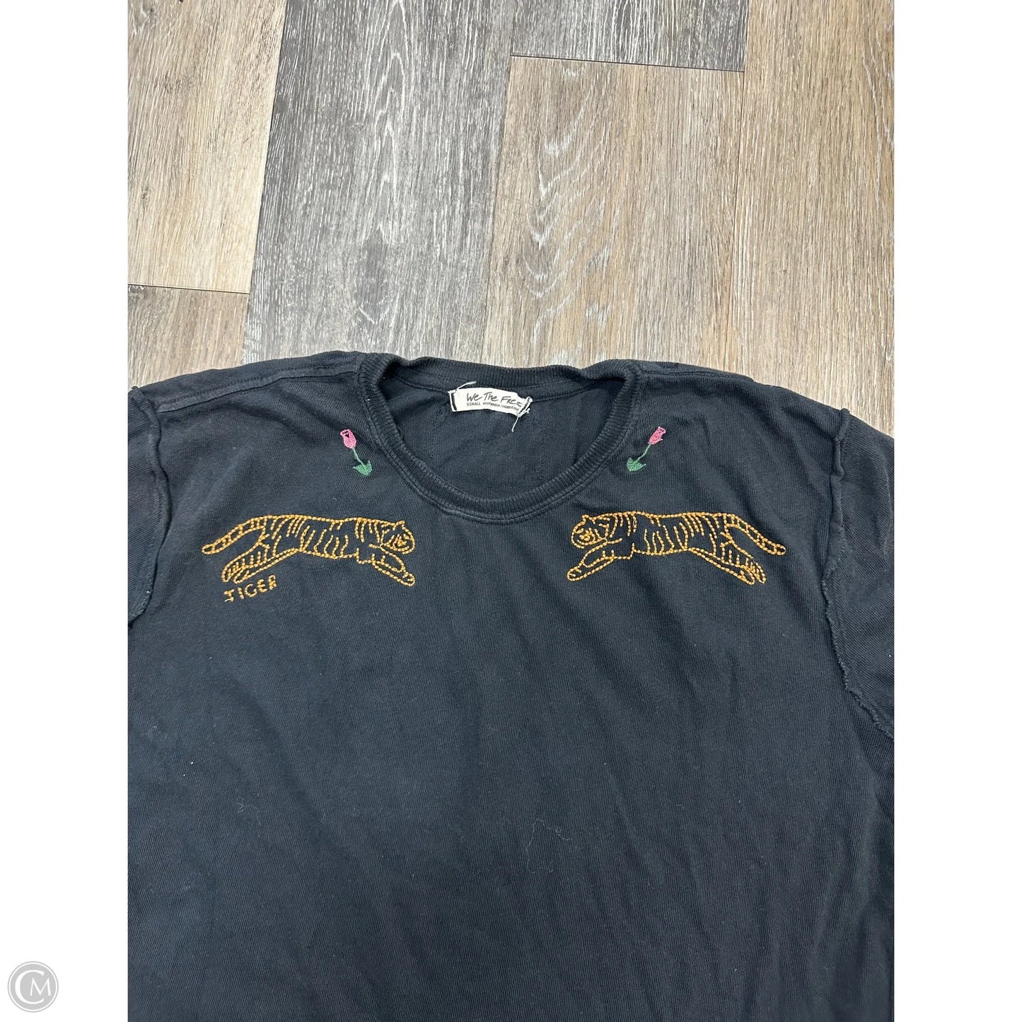 Top Short Sleeve By We The Free In Black, Size: Xs