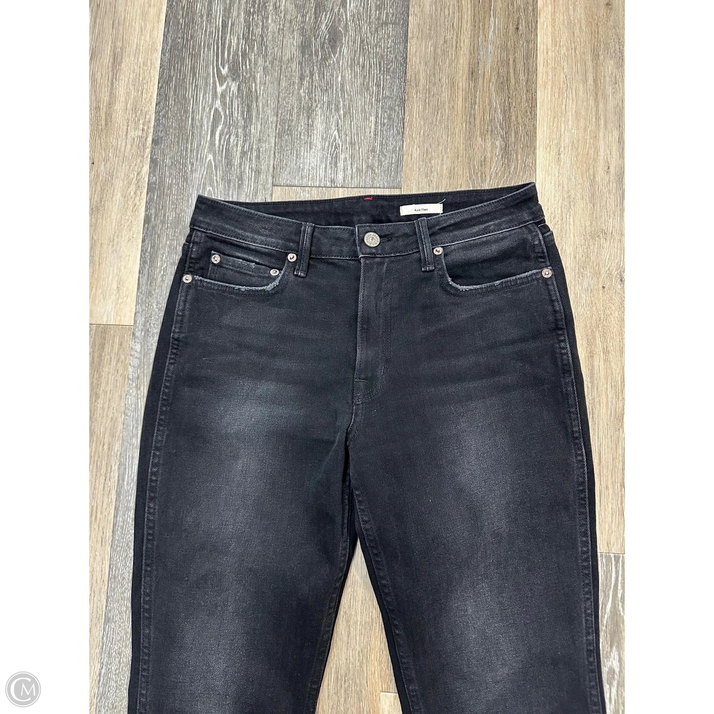 Jeans Flared By NOEND In Black Denim, Size: 8