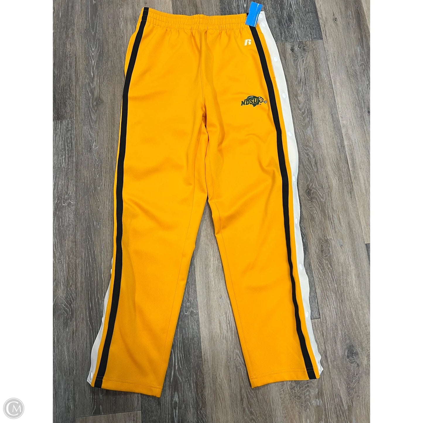 Athletic Pants By Russel Athletic In Yellow, Size: M