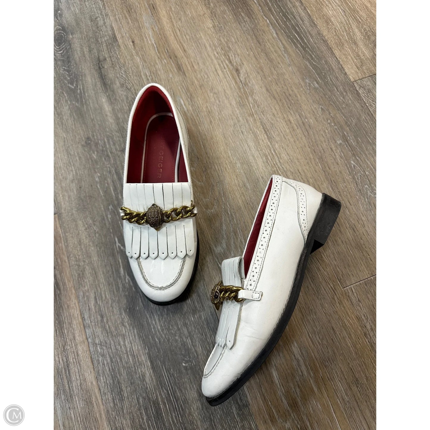 Shoes Designer By Kurt Geiger In White, Size: 8.5