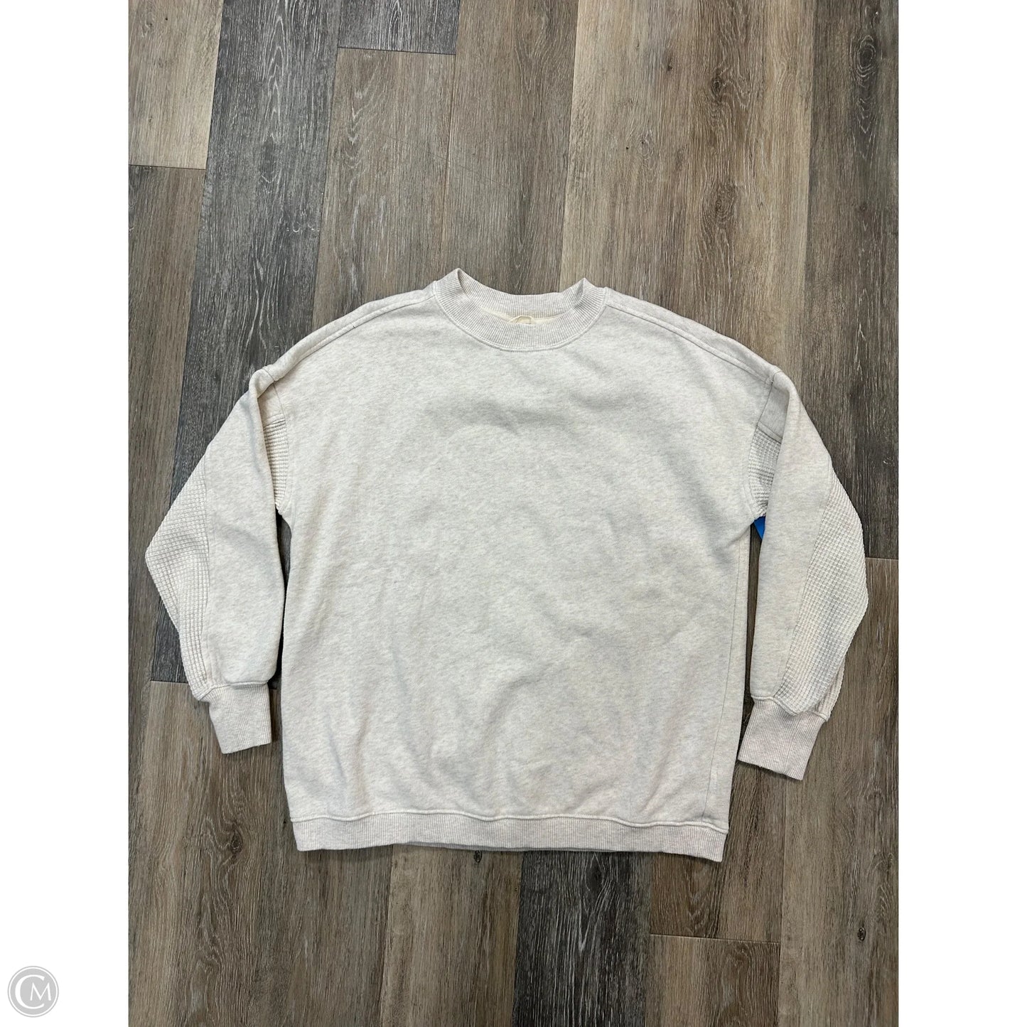 Sweatshirt Crewneck By Aerie In Cream, Size: Xxs