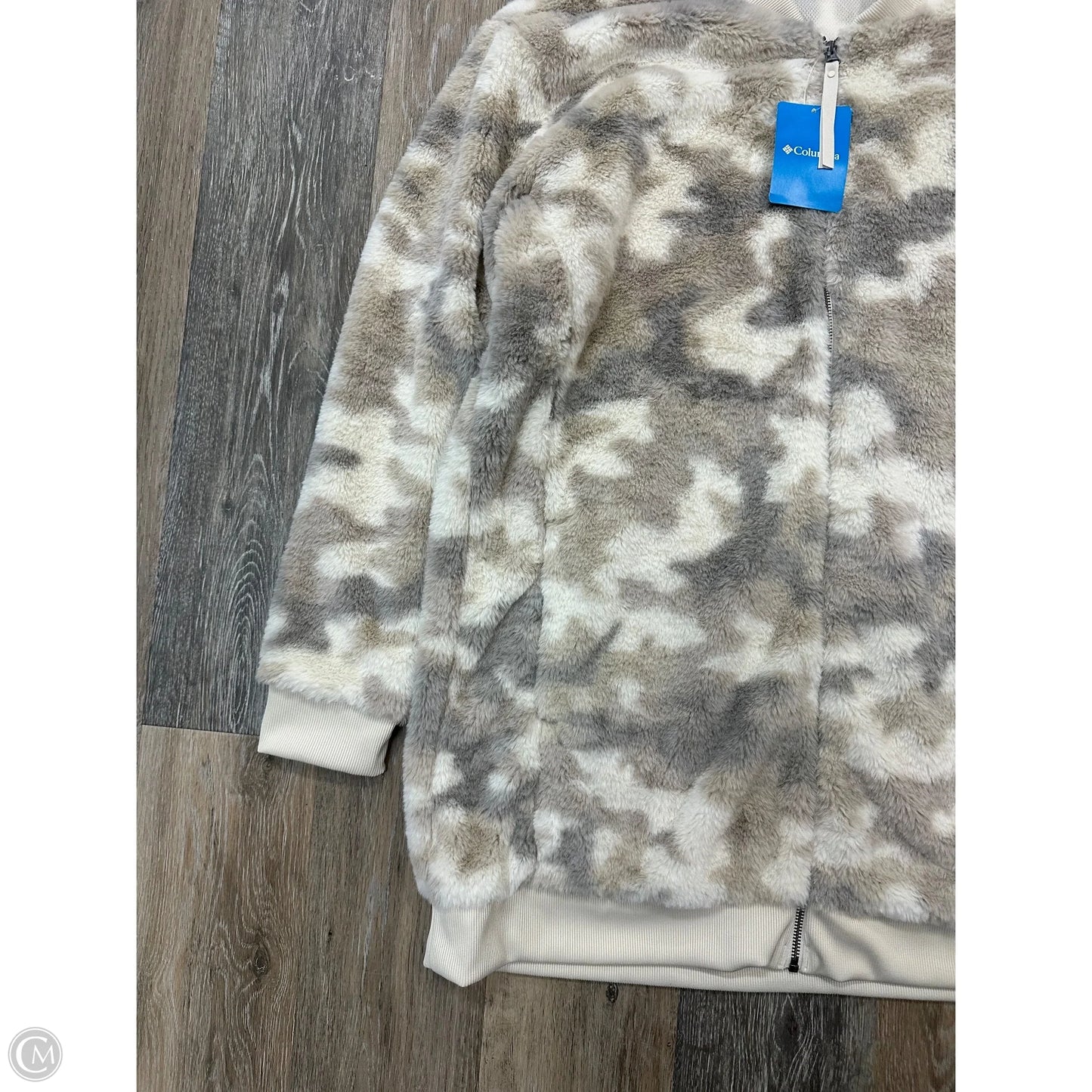 Jacket Faux Fur & Sherpa By Columbia In Camouflage Print, Size: Xxl